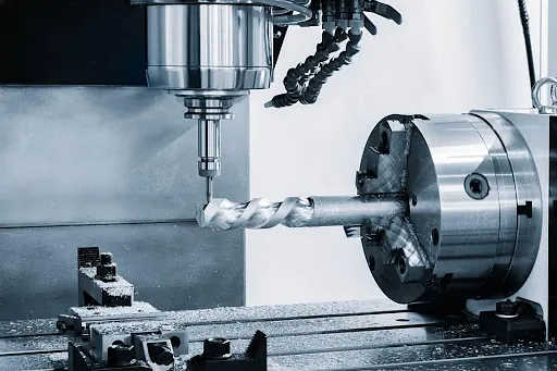 Drills being used for precision machining